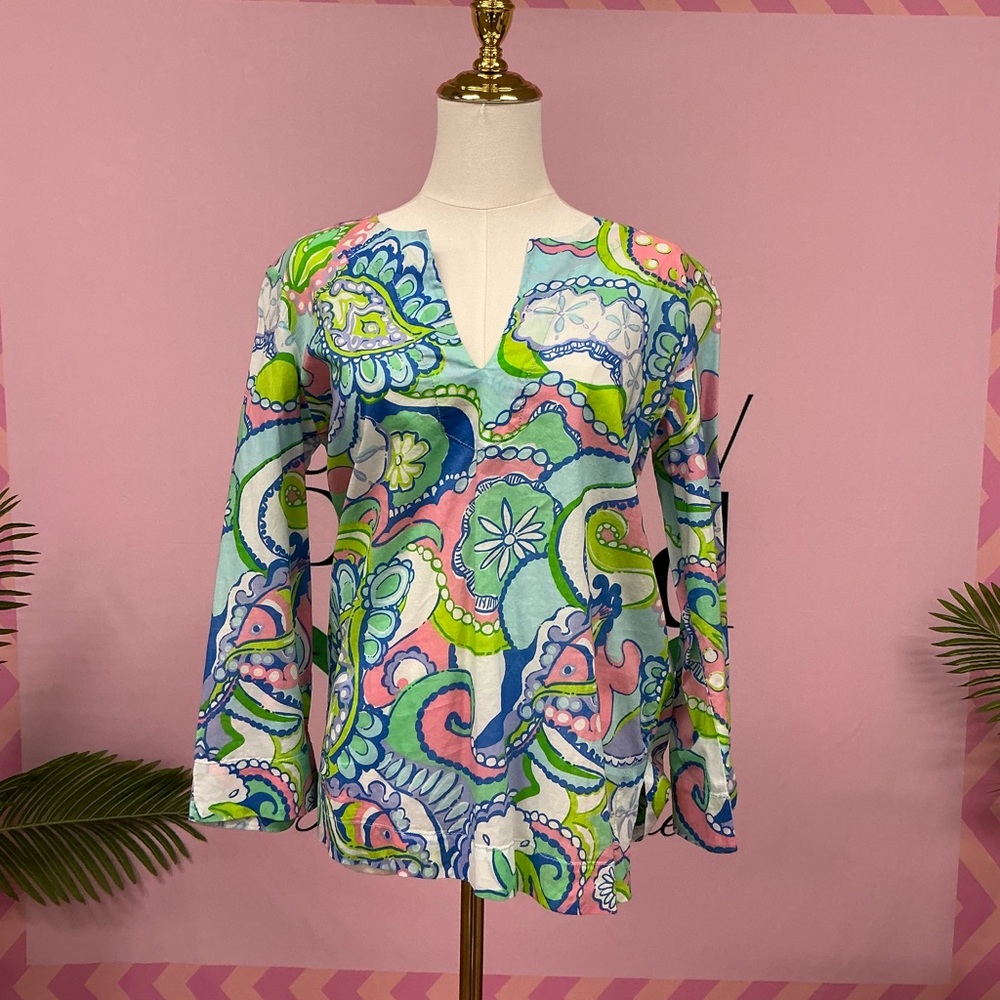 Lilly Pulitzer Multicolor Paisley Tunic
